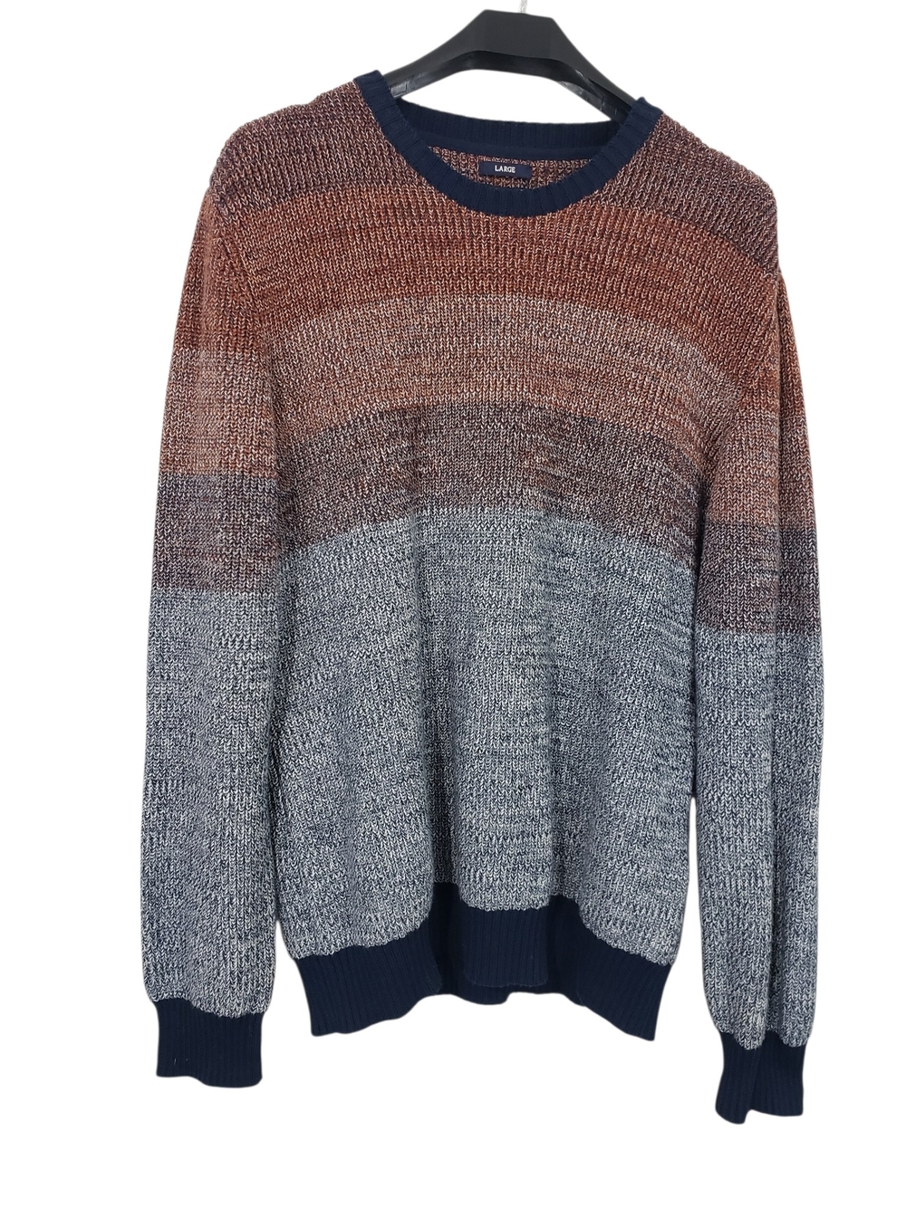 American Rag  Men's Ombre Colorblock Knit Crewneck Sweater Size Large